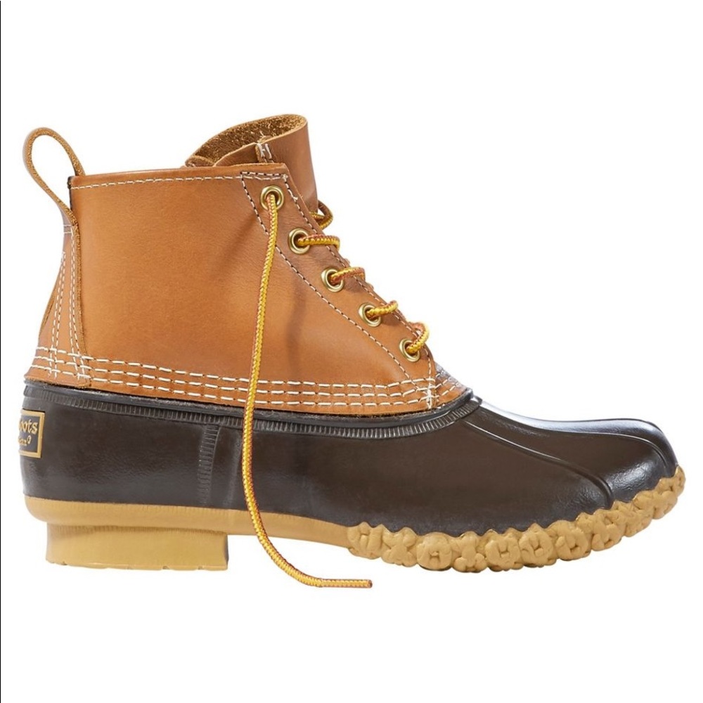 Original L.L.Bean Boots 6” in Tan/Navy